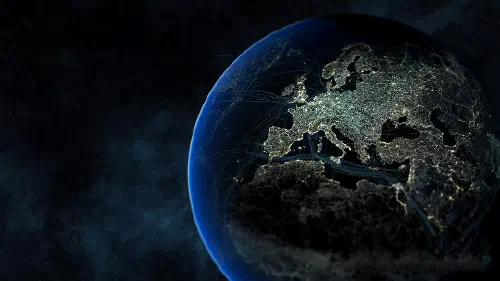 The Earth seen from space