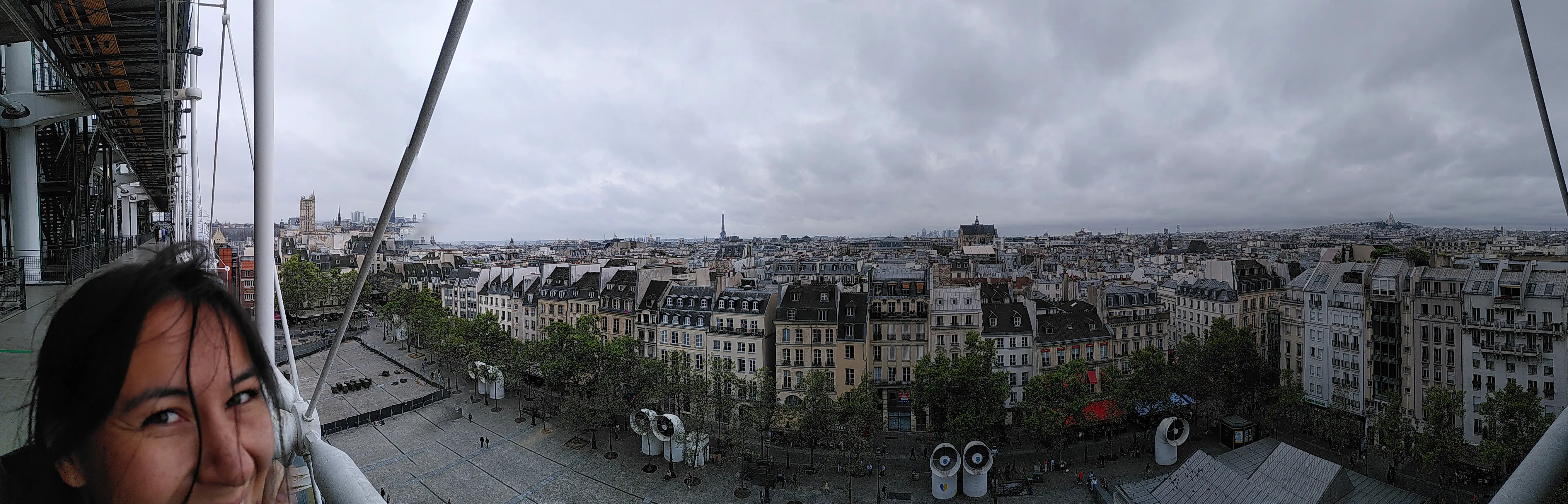 A panorama of the Paris skyline