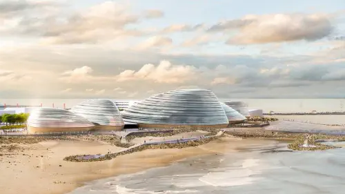 An artist's impression of the Eden Project North