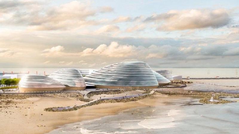 An artist's impression of the Eden Project North