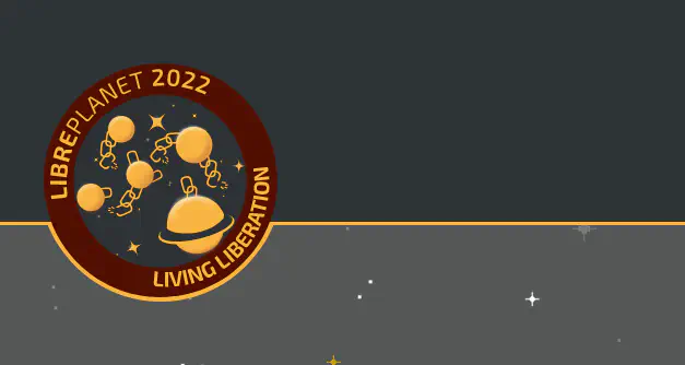 LibrePlanet 2022 logo