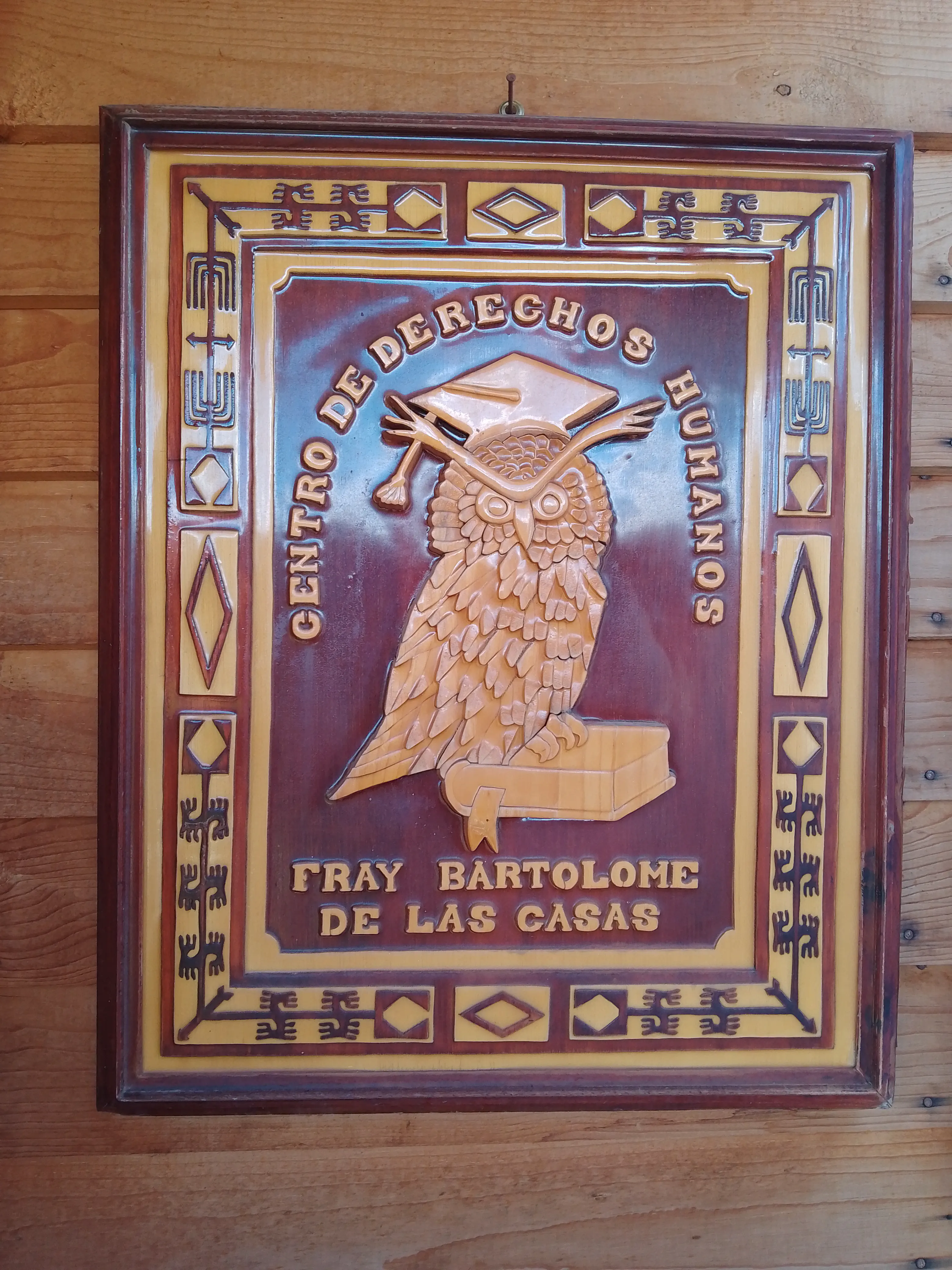 Plaque in honour of Bartolomé de las Casas