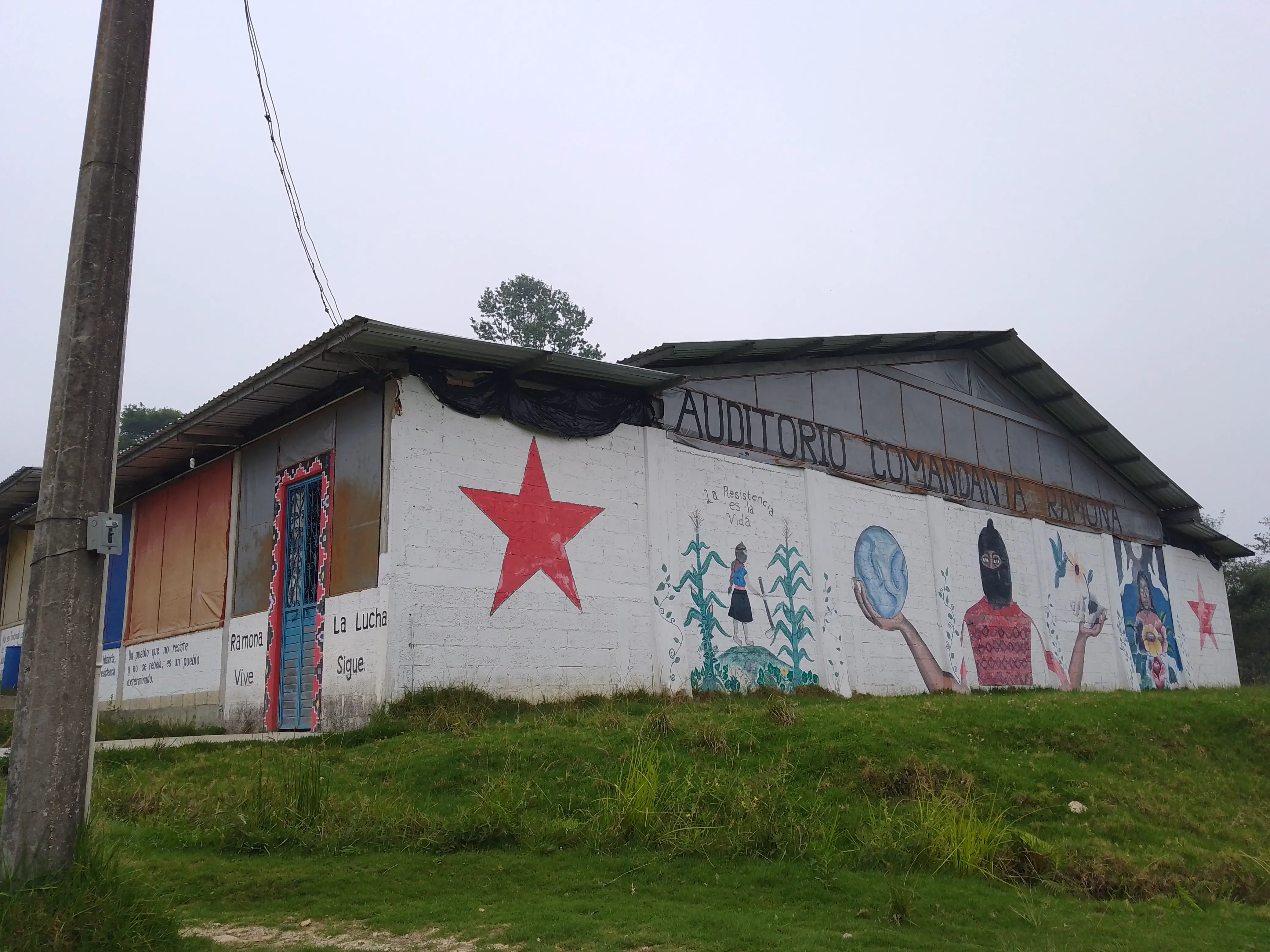 Building titled ‘Comandante Ramona Auditorium’