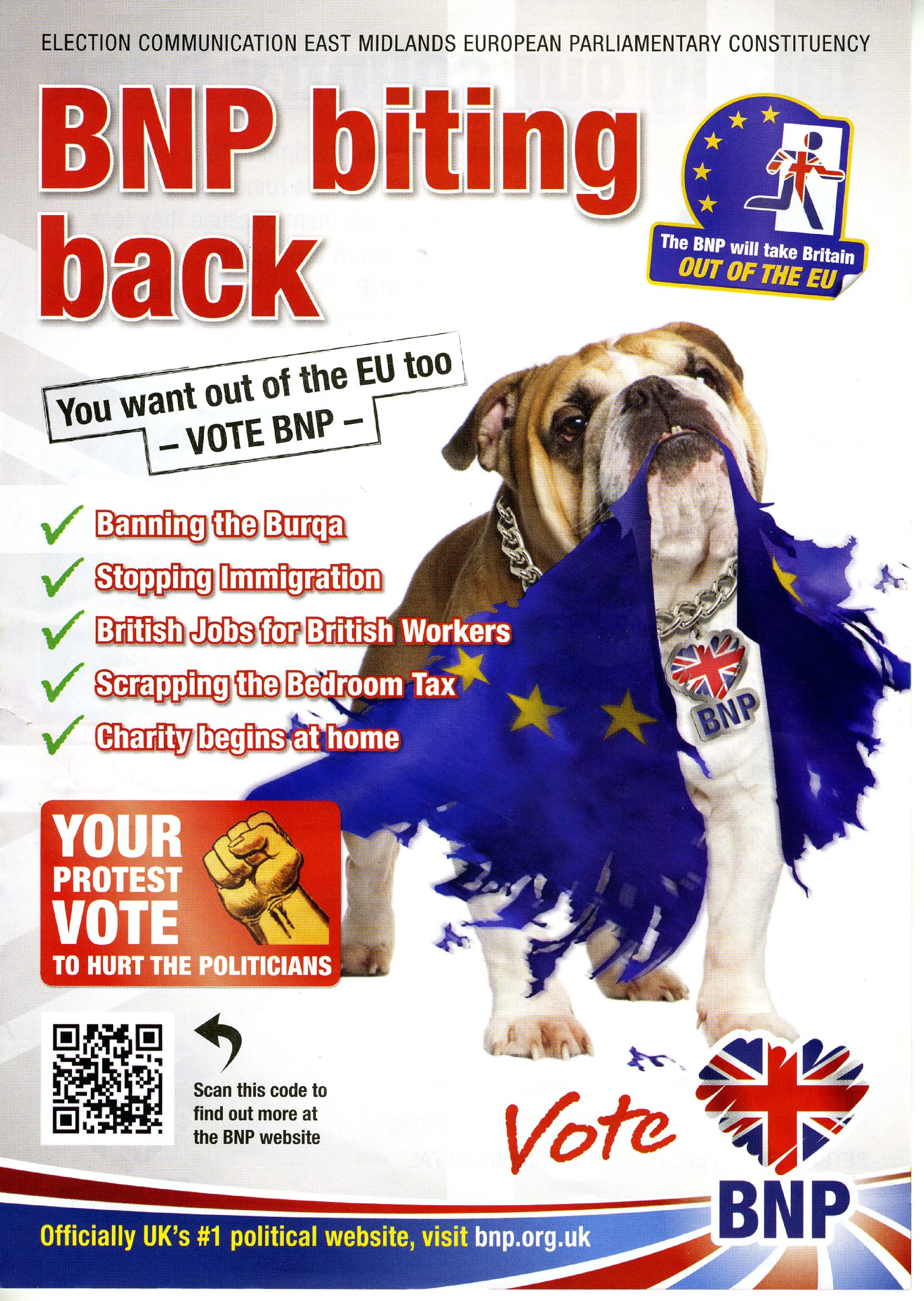 British National Party (BNP) leaflet