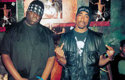 Tupac Shakur and Biggie Smalls