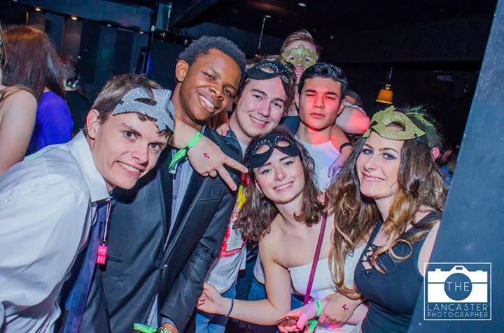 Students in a nightclub