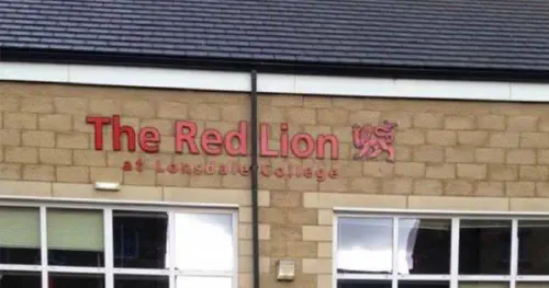 The Red Lion bar