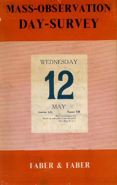 Mass Observation Day Survey book cover