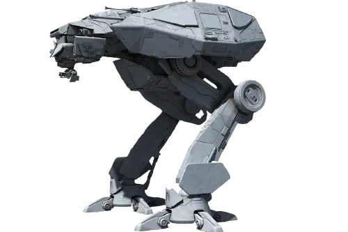 Sci-fi robot walker