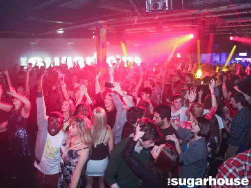 Students in a nightclub