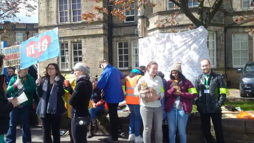 Junior doctors on strike