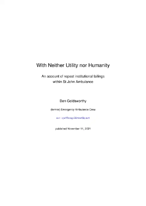 Report cover